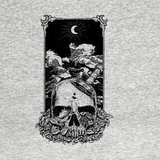 MOON AND WAVES are die T-Shirt